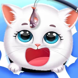 Icône de Soin chats mignons et fête